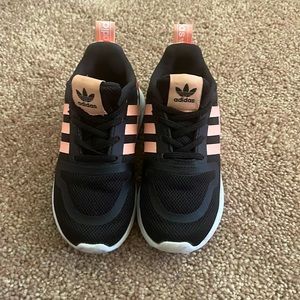 Adidas Black & Pink Smooth Runners Toddler 7K
